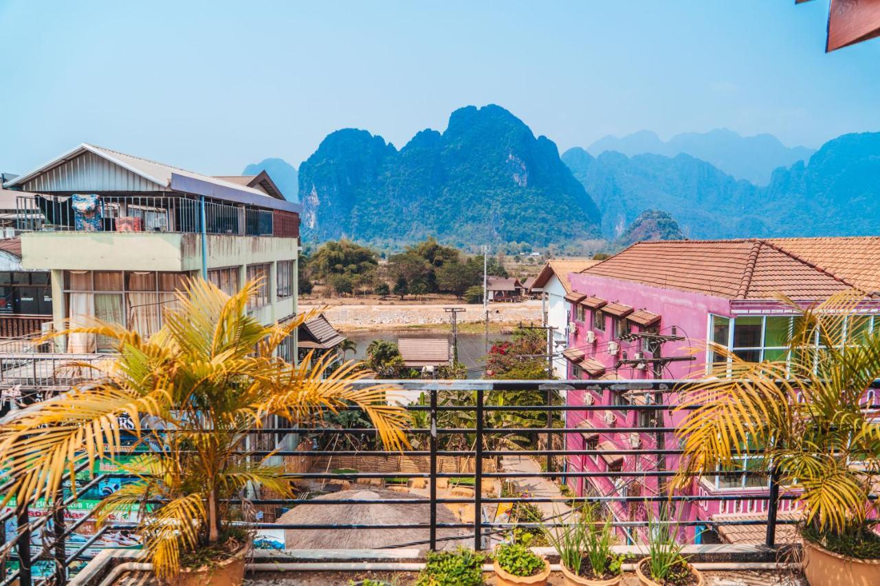 Vang Vieng Sunset Guesthouse & Restaurant Екстериор снимка
